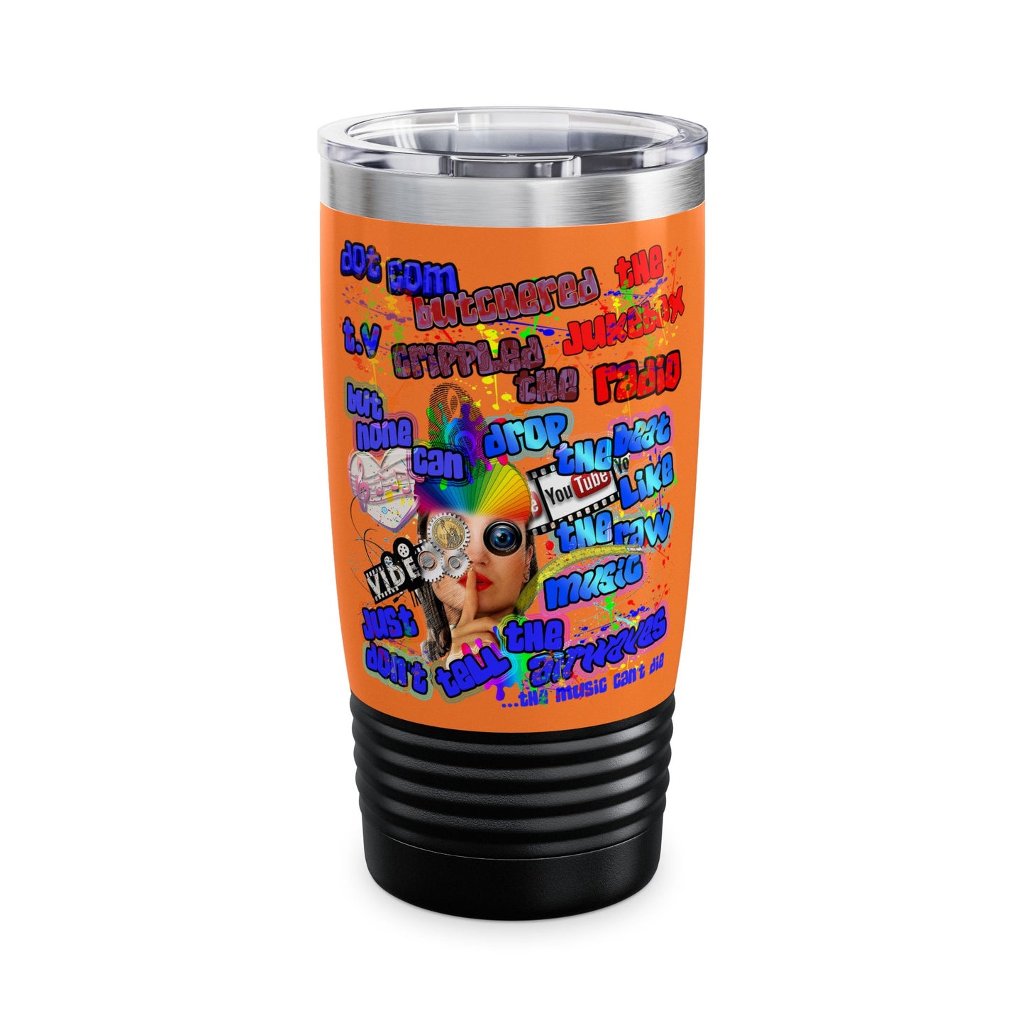 drop the beat - Ringneck Tumbler, 20oz (crusta)