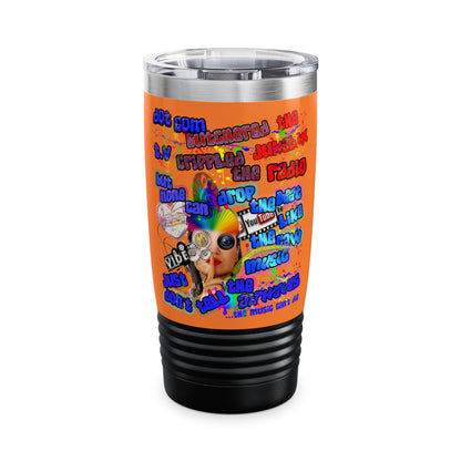 drop the beat - Ringneck Tumbler, 20oz (crusta)