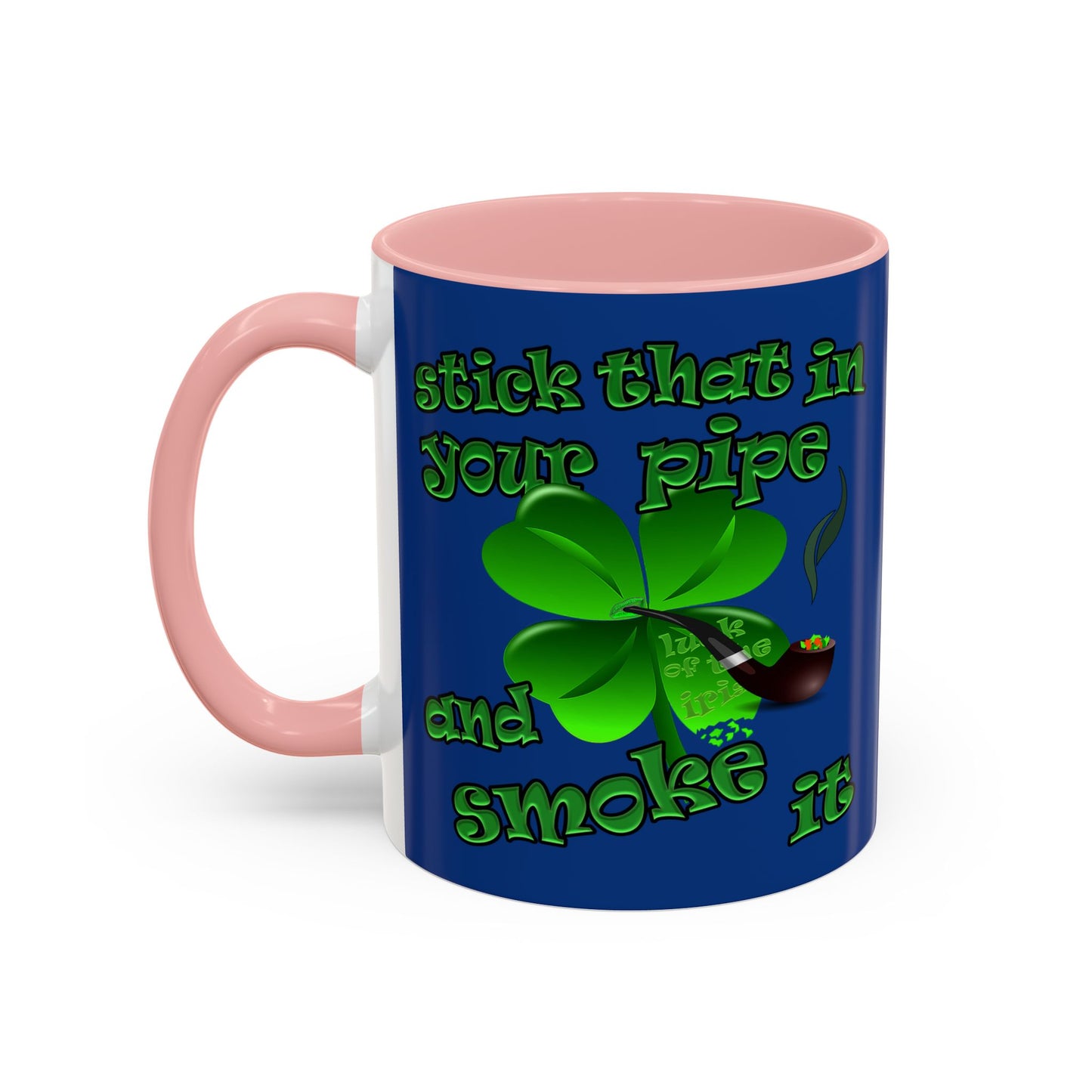 celtics logo - Accent Mug (dark blue)