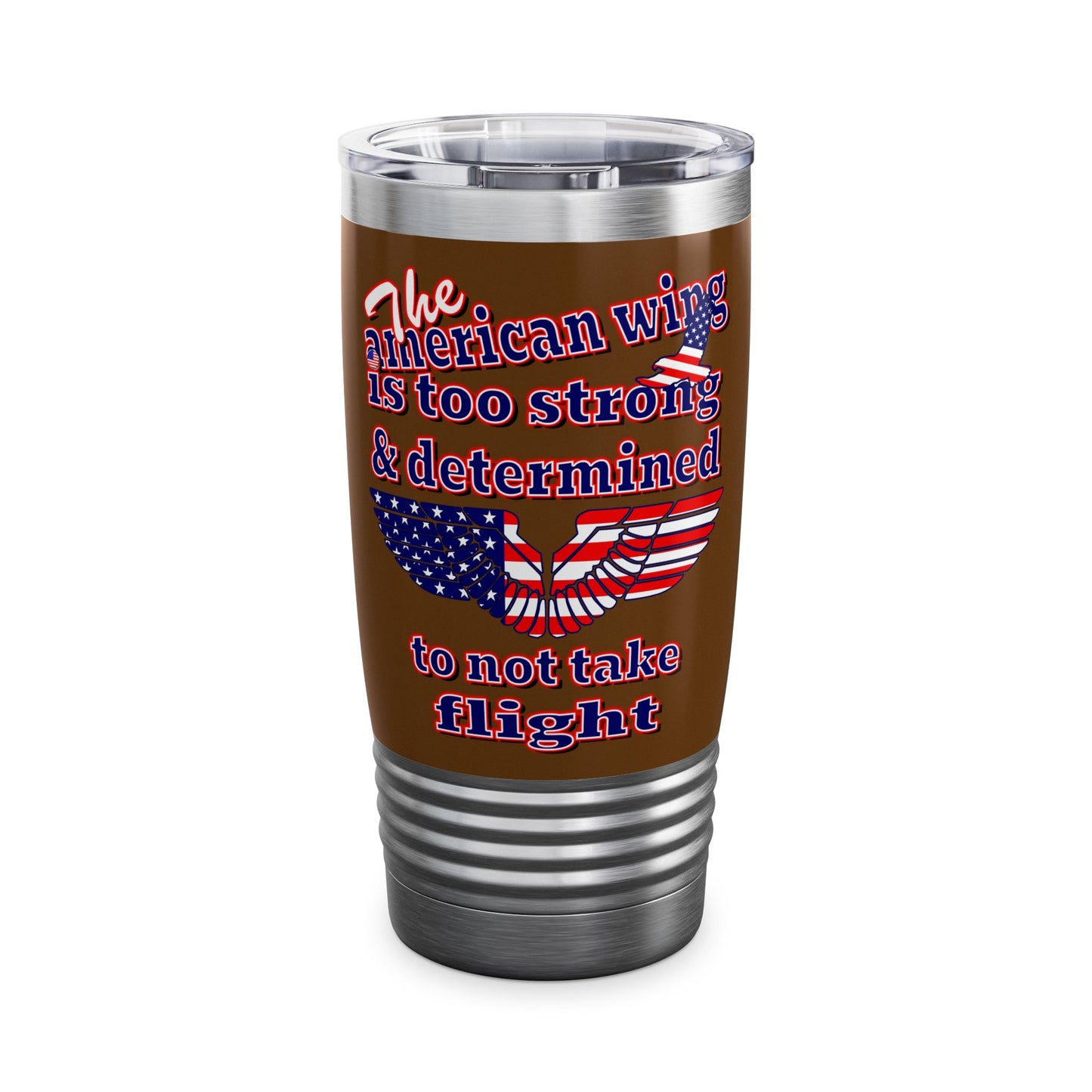 american wing - Ringneck Tumbler, 20oz (brown)