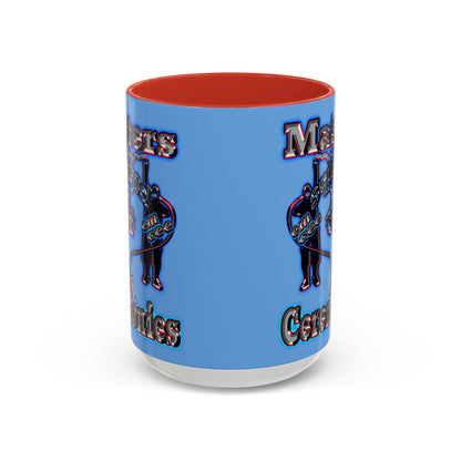 em cee squared - Accent Mug (light blue)