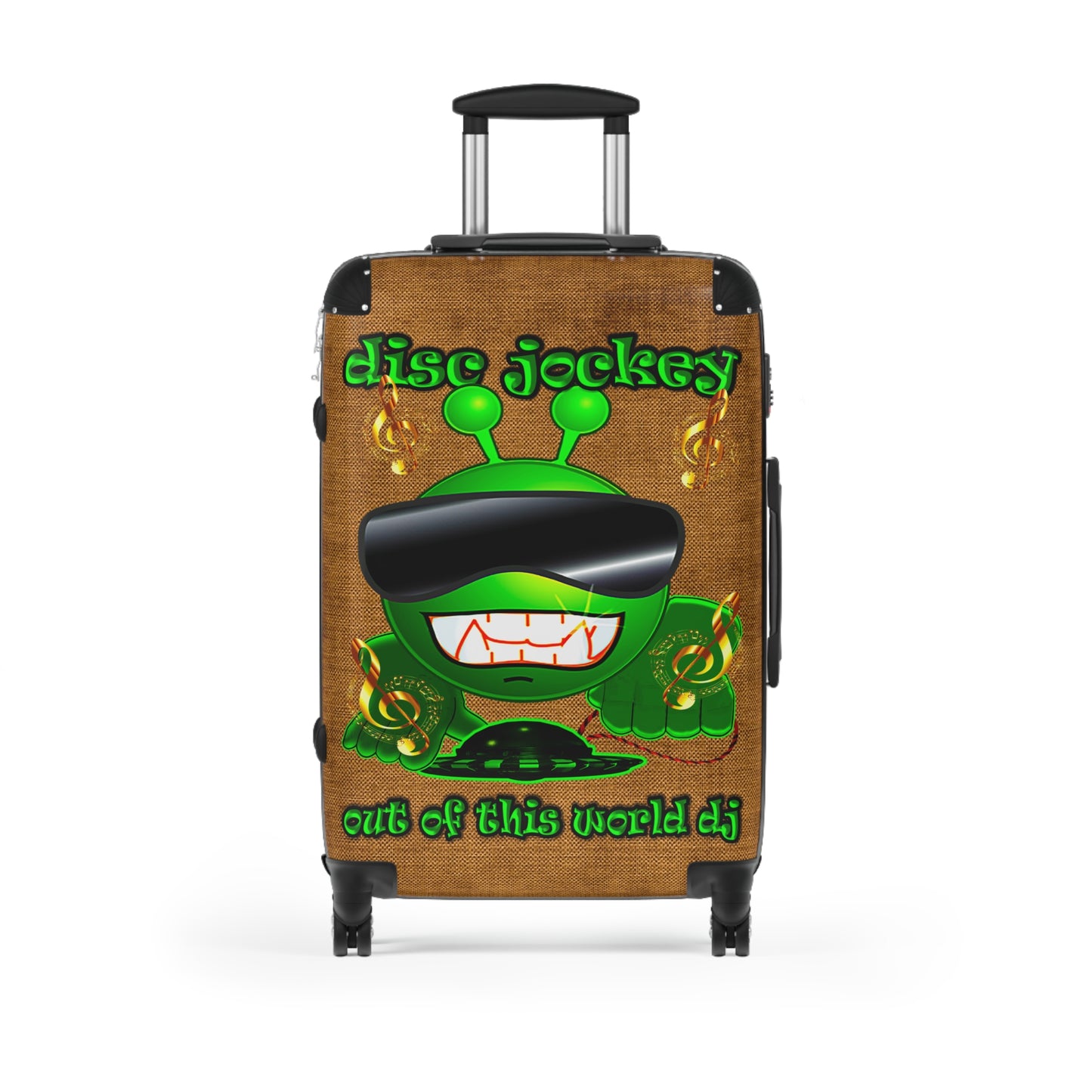 disc jockey - Suitcase (brown papyrus)