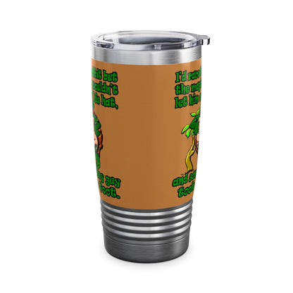 turtle race - Ringneck Tumbler, 20oz (light brown)