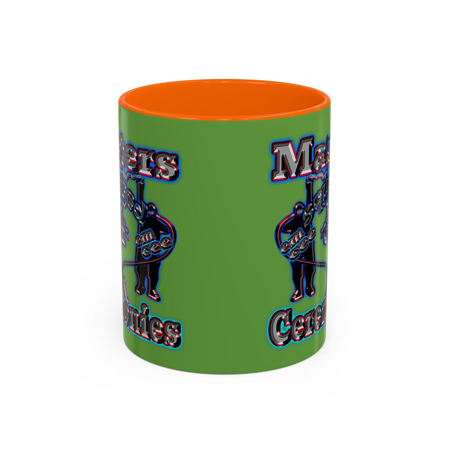 em cee squared - Accent Mug (green)