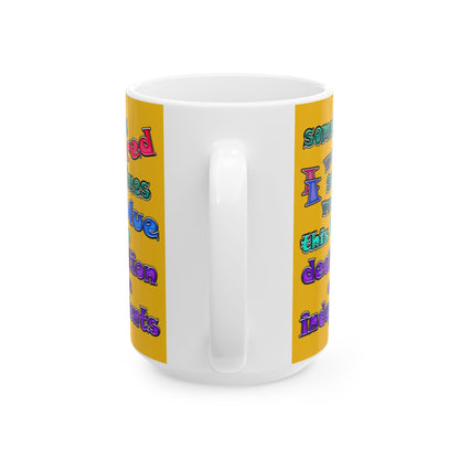 declaration of the independents - White Mug (yellow)