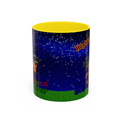 high noon - Accent Mug ('snoops' background)