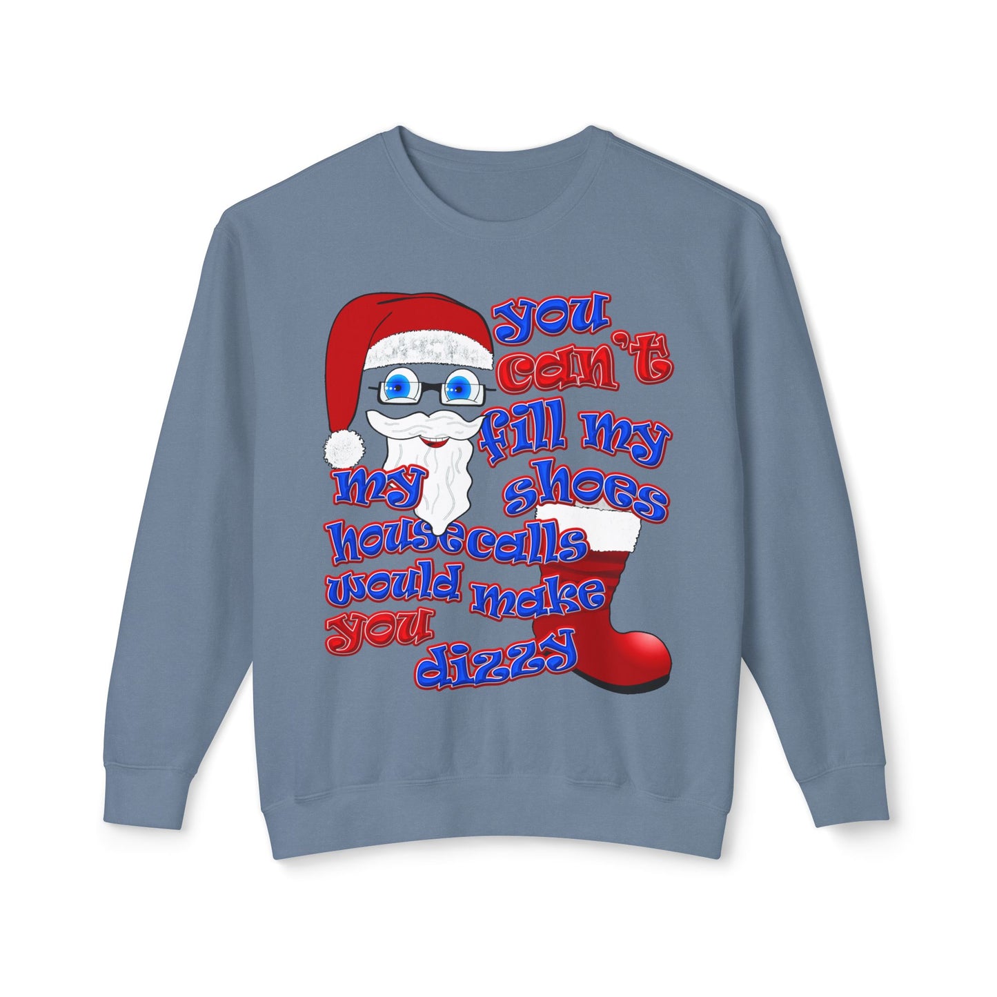 santa's shoes - Unisex Lightweight Crewneck Sweatshirt