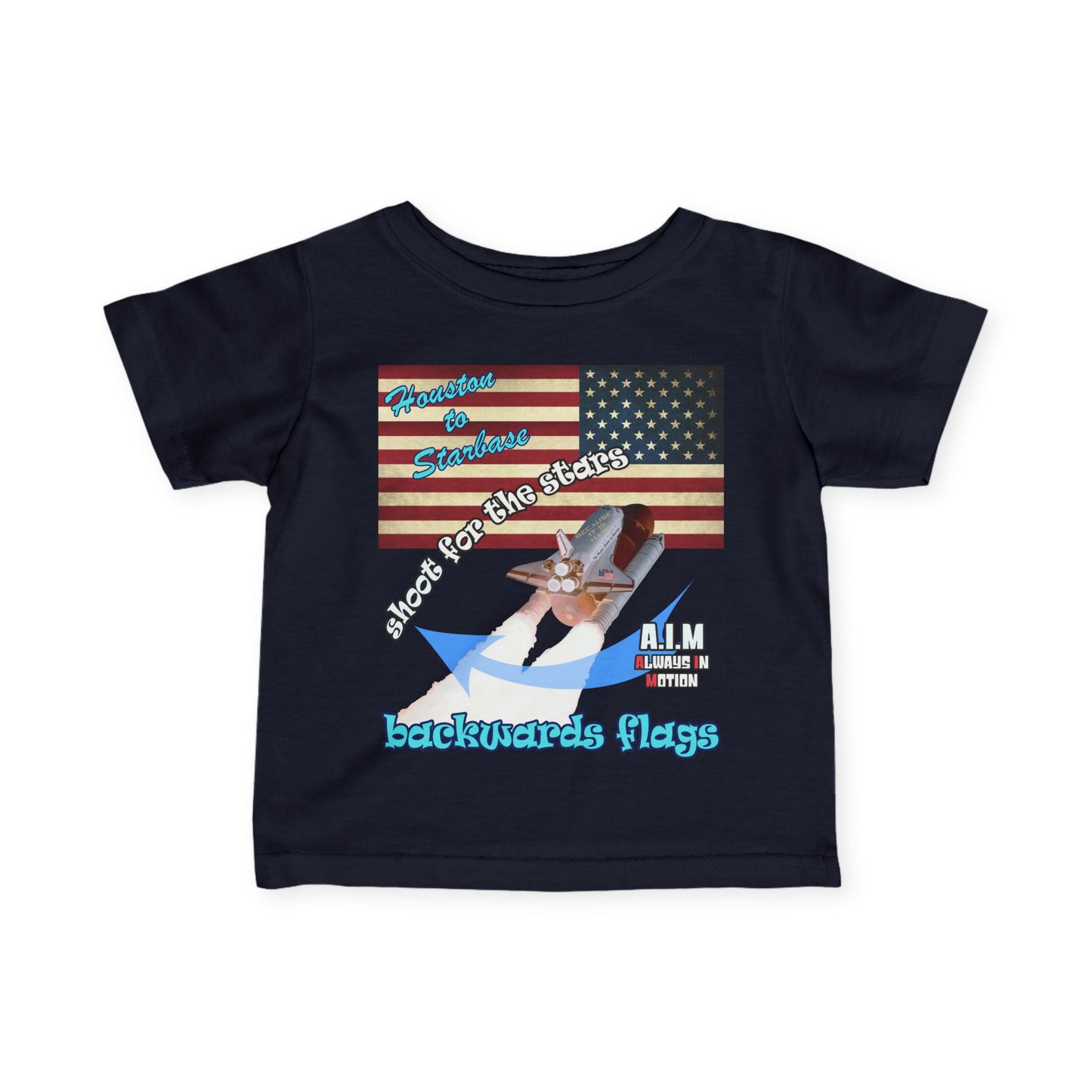 shoot for the stars - Infant Fine Jersey Tee
