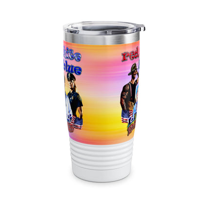 rw&b lives matter - Ringneck Tumbler, 20oz (color blur)