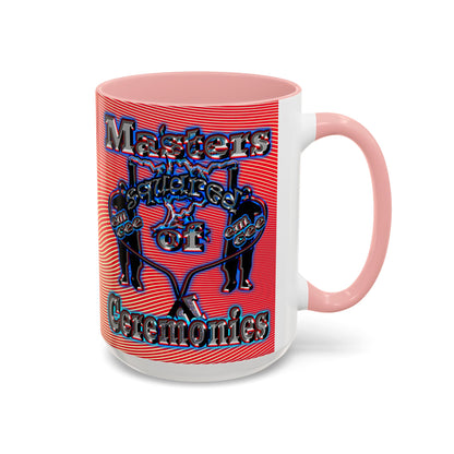em cee squared - Accent Mug (yellow-orange wave)
