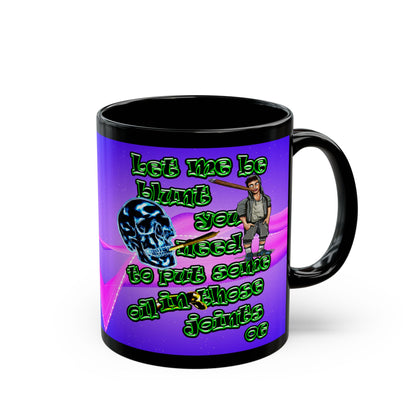 og - Black Mug (purple-pink wave)
