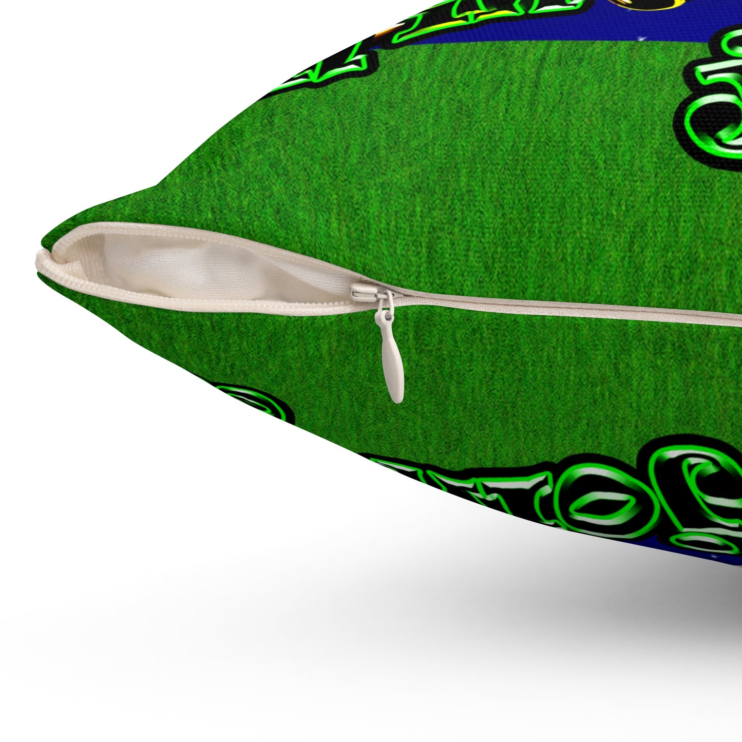 og - Spun Polyester Square Pillow - ('snoops' background)