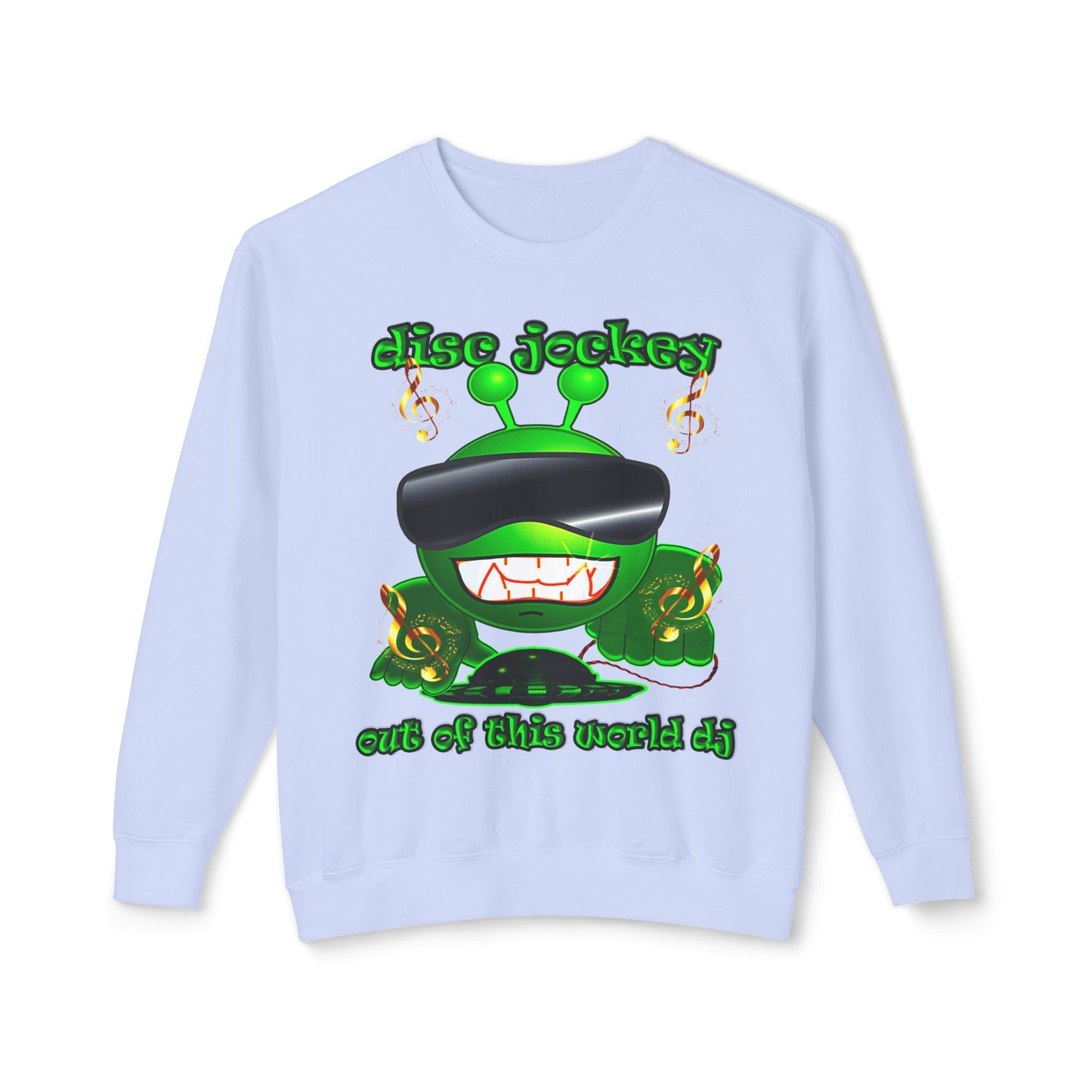disc jockey - Unisex Lightweight Crewneck Sweatshirt