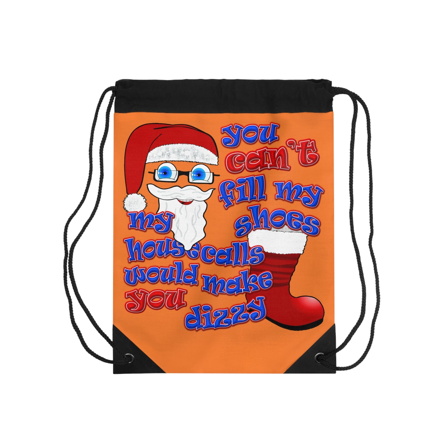 santa's shoes - Drawstring Bag (crusta)