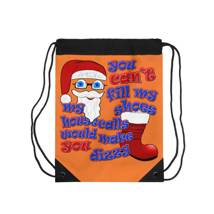 santa's shoes - Drawstring Bag (crusta)