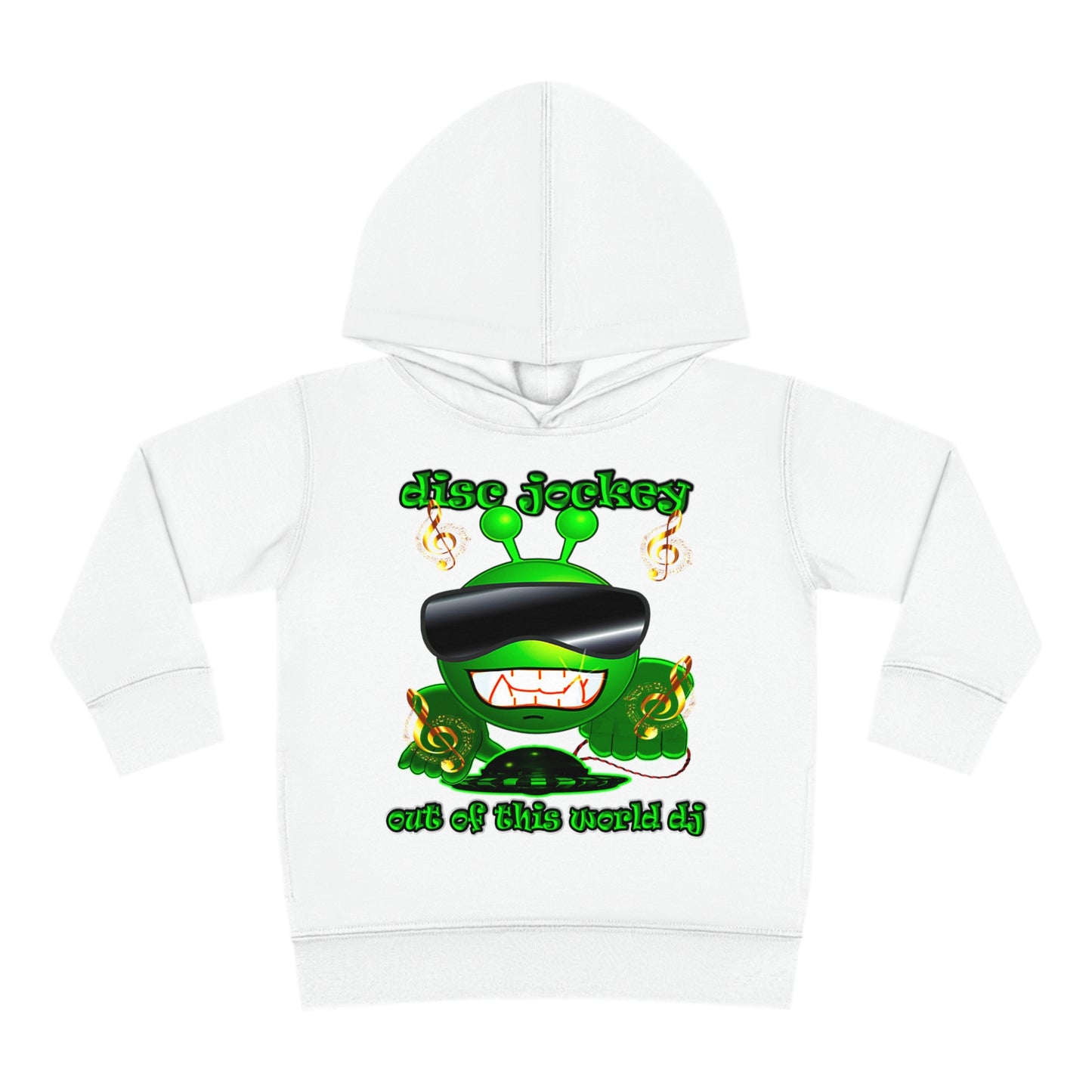disc jockey - Toddler Pullover Fleece Hoodie