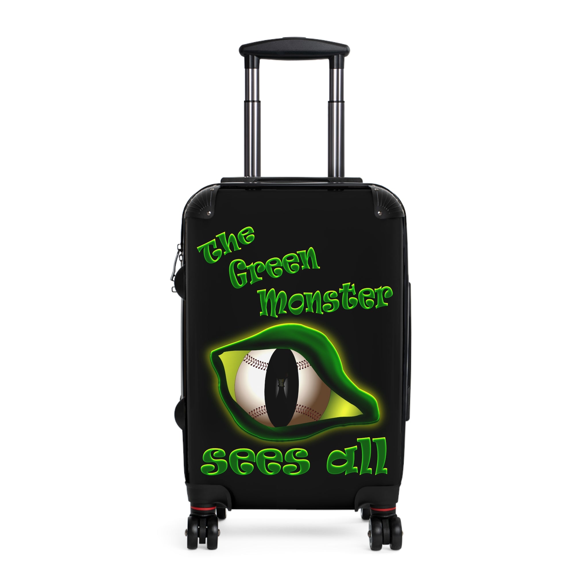 green monster - Suitcase (black)