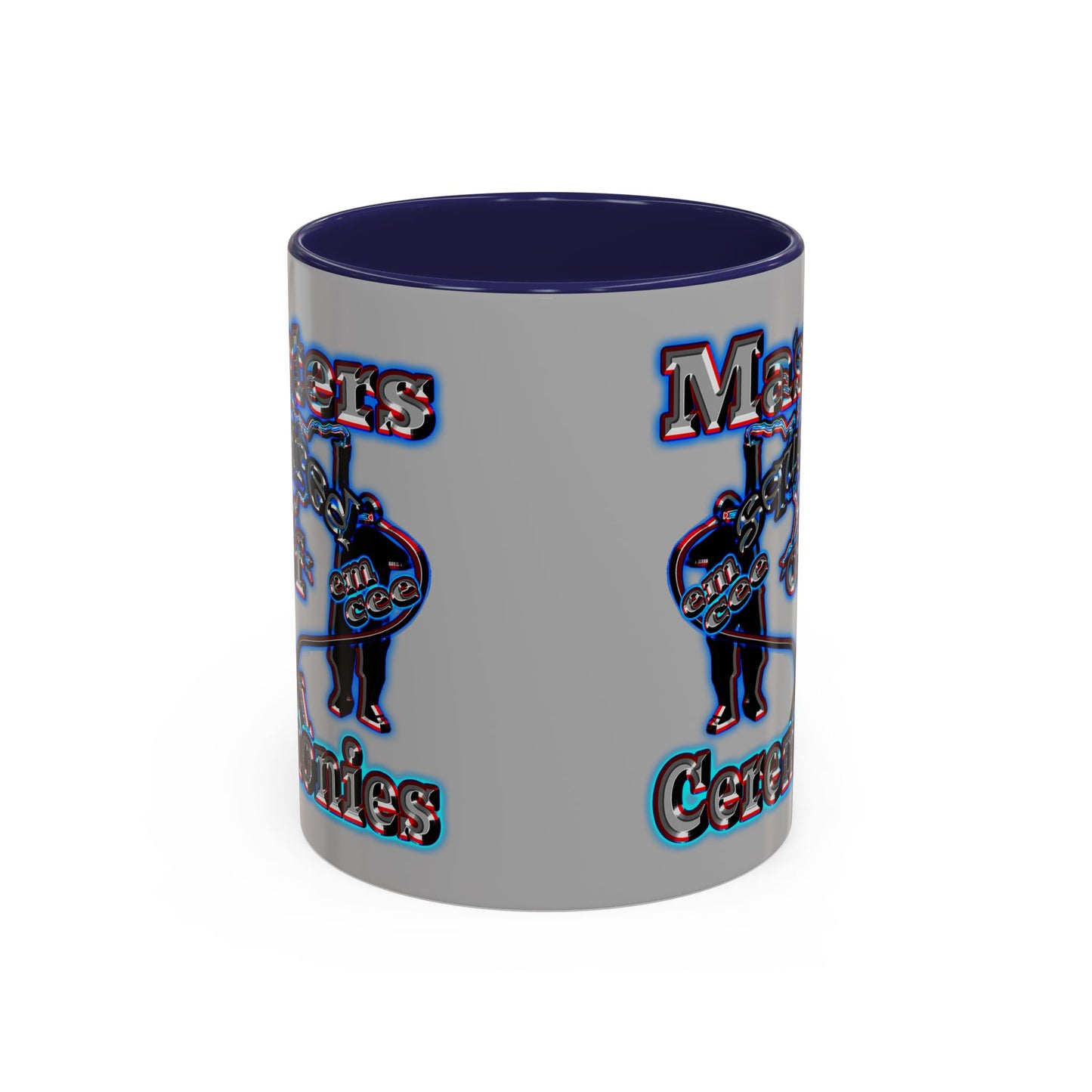 em cee squared - Accent Mug (light grey)