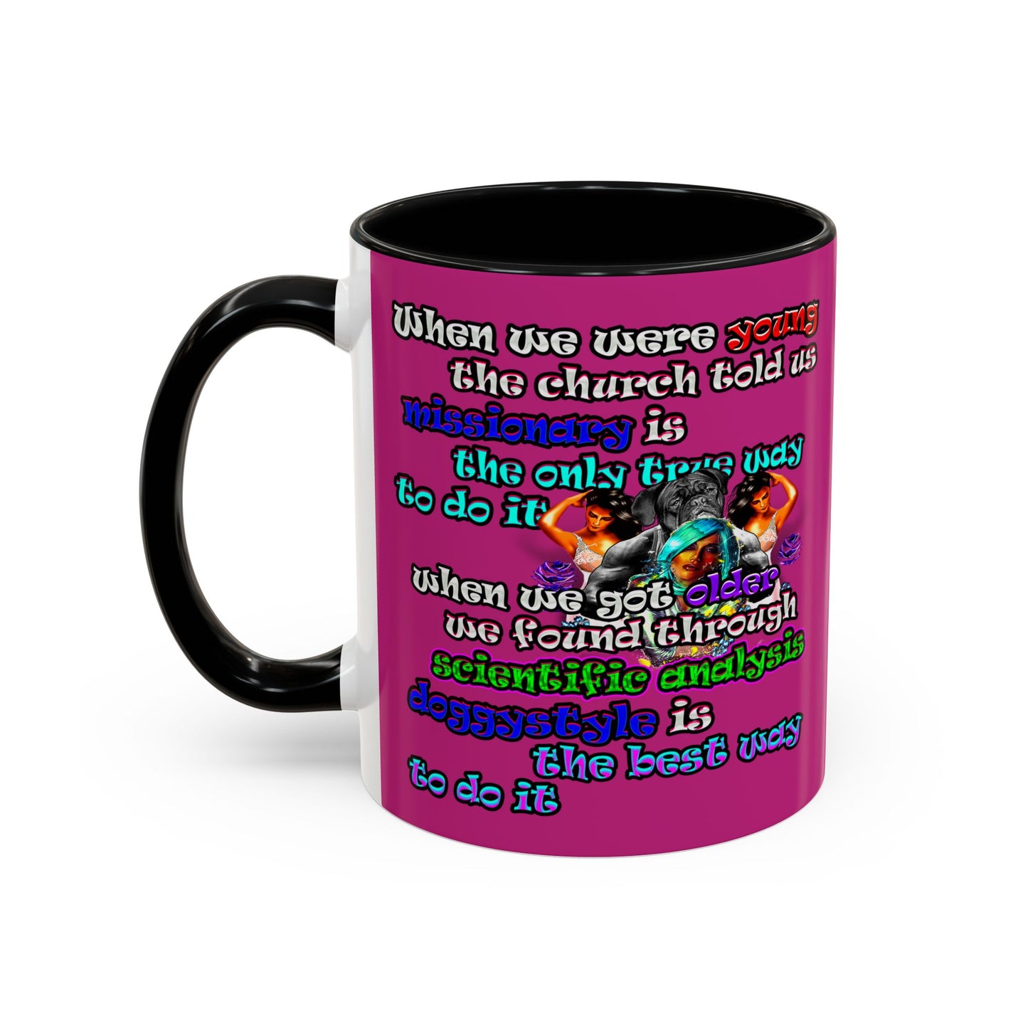doggystyle - Accent Mug (pink)