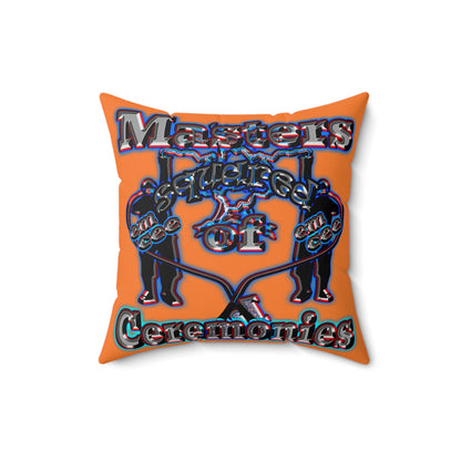 em cee squared - Spun Polyester Square Pillow - (crusta)