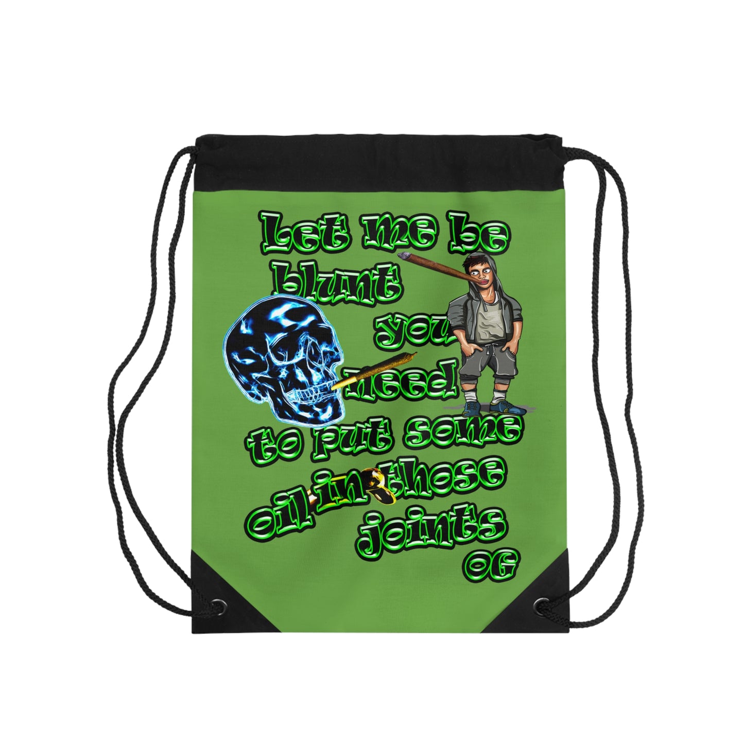 og - Drawstring Bag (green)