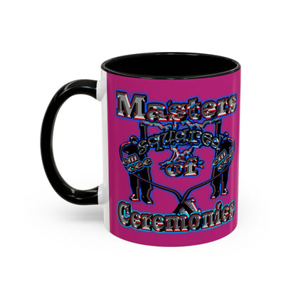 em cee squared - Accent Mug (pink)