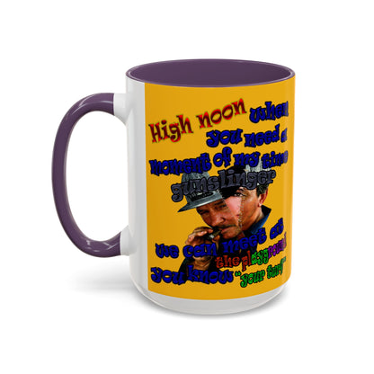 high noon - Accent Mug (yellow)