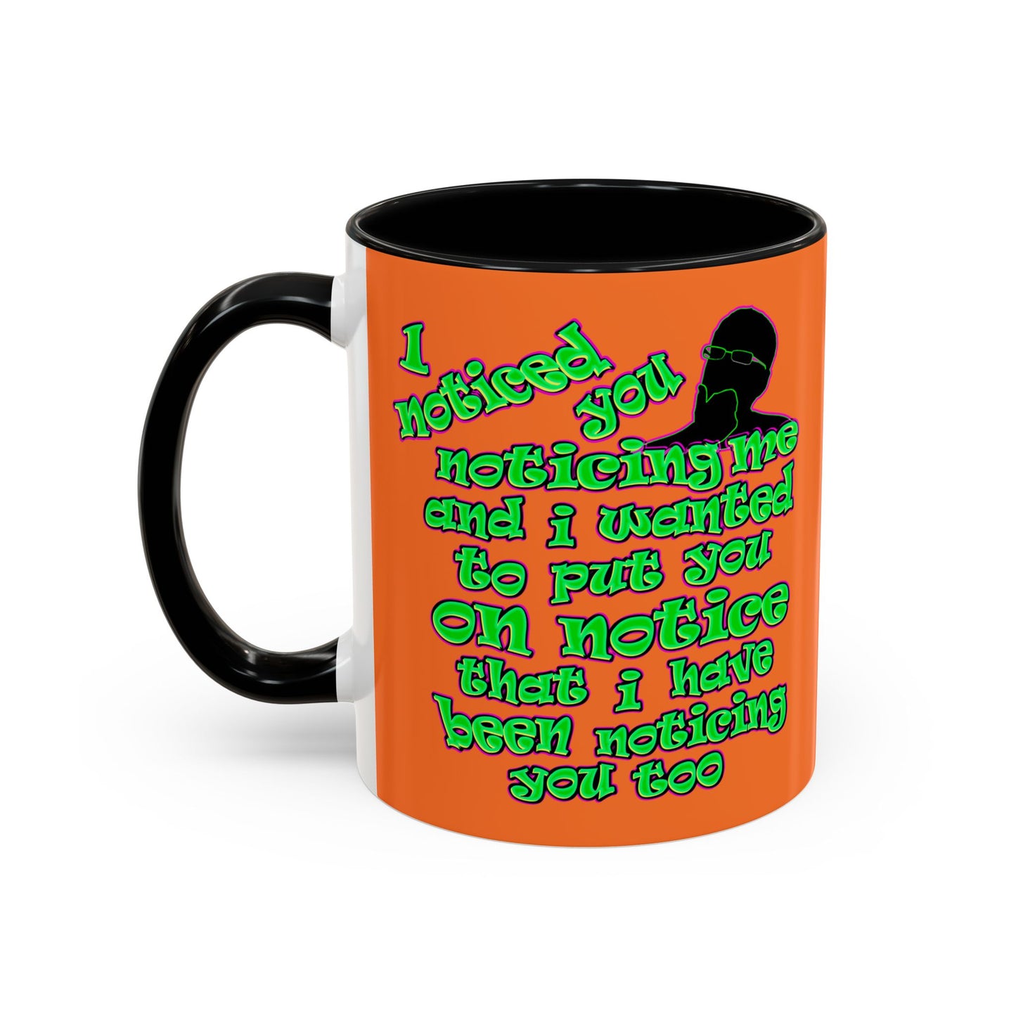 noticed you noticing - Accent Mug (crusta)