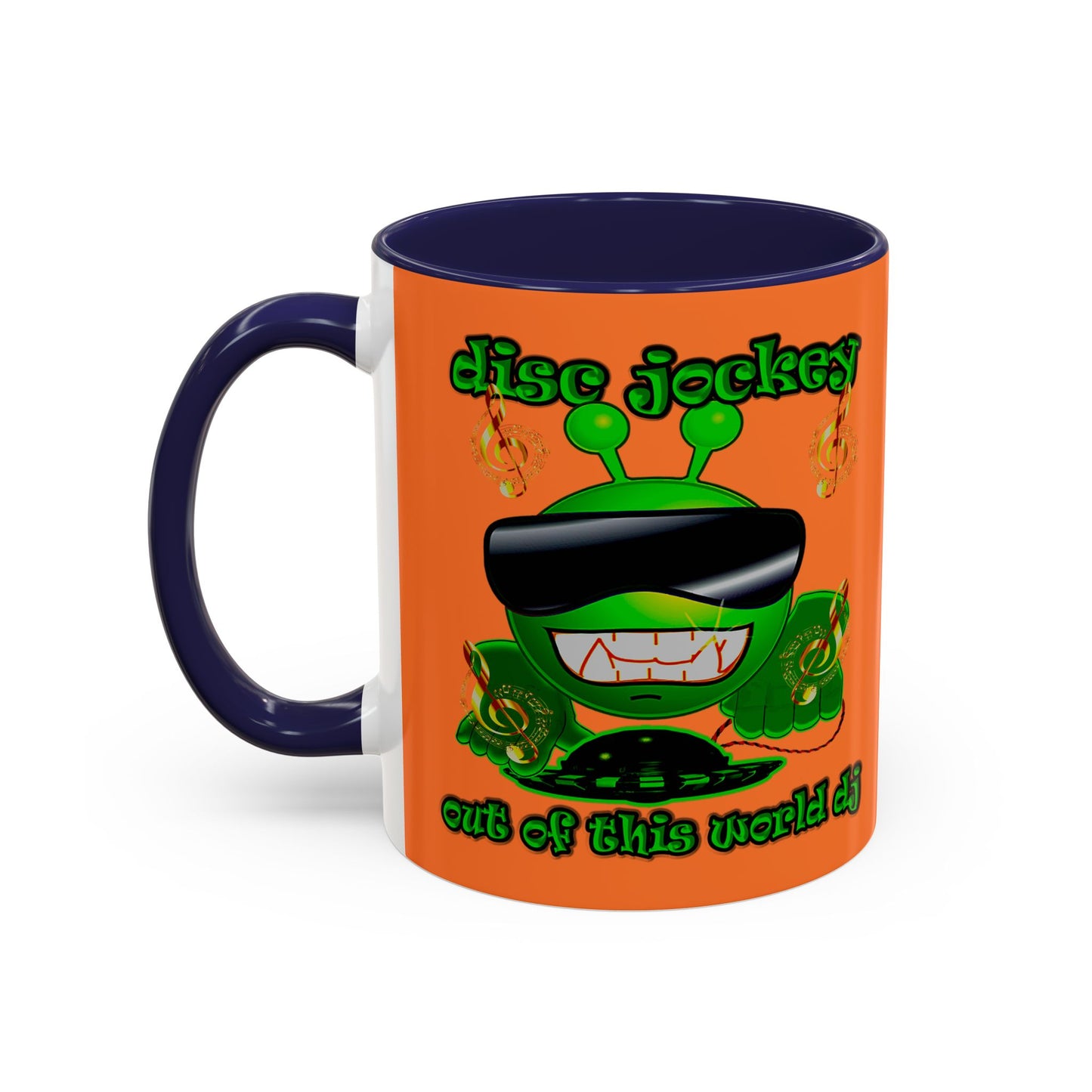 disc jockey - Accent Mug (crusta)