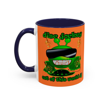 disc jockey - Accent Mug (crusta)