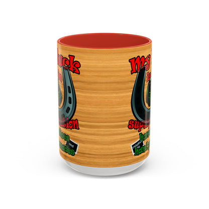 my luck - Accent Mug (butterscotch wood finish)