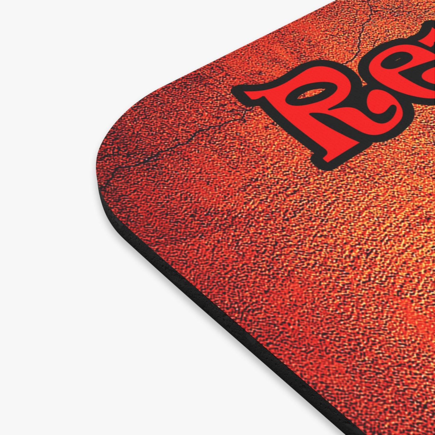 donkeys and elephants - Mouse Pad (Rectangle) (burnt orange)