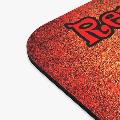 donkeys and elephants - Mouse Pad (Rectangle) (burnt orange)