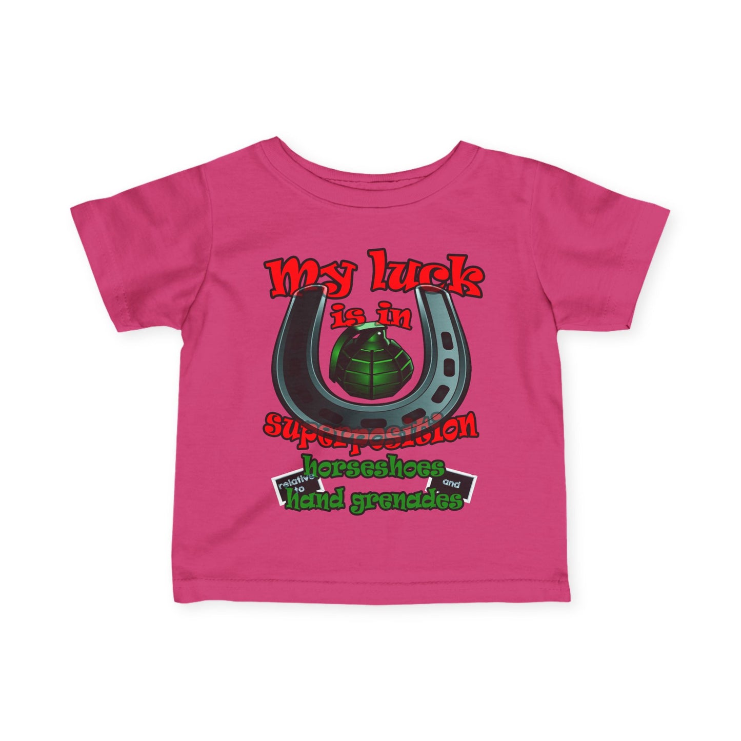 my luck - Infant Fine Jersey Tee