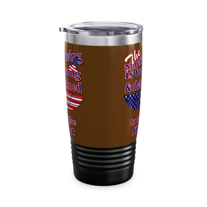 american wing - Ringneck Tumbler, 20oz (brown)