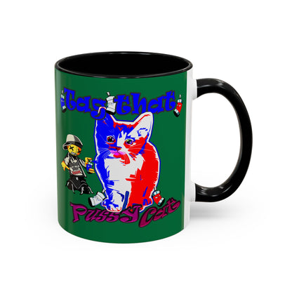 tag that - Accent Mug (dark green)