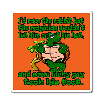 turtle race - Magnets - (orange)