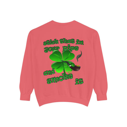 celtics logo - Unisex Garment-Dyed Sweatshirt