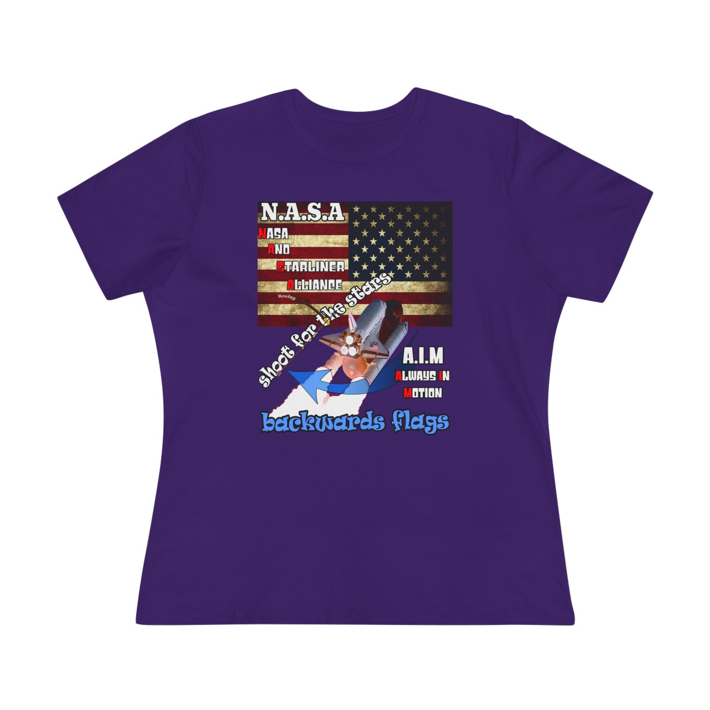 shoot for the stars(starliner) - Women's Premium Tee