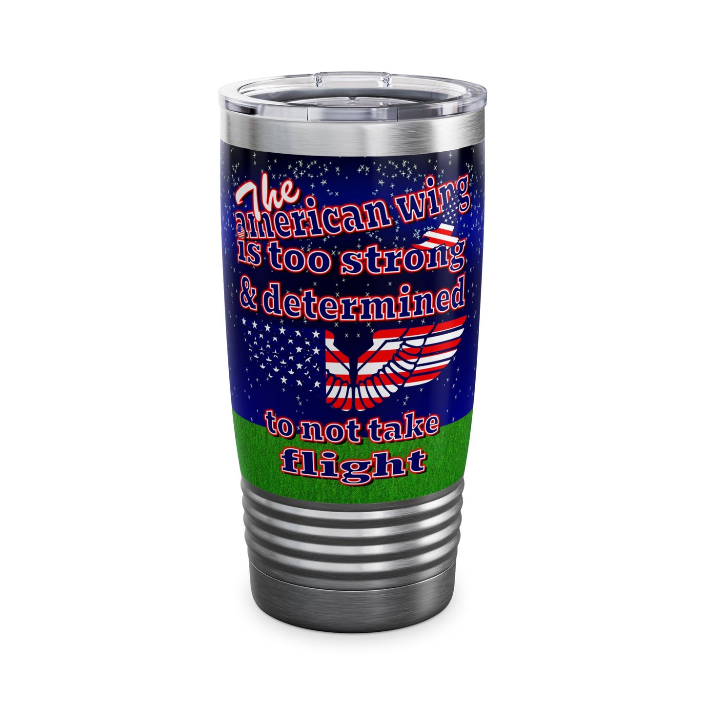 american wing - Ringneck Tumbler, 20oz ('snoops' background)