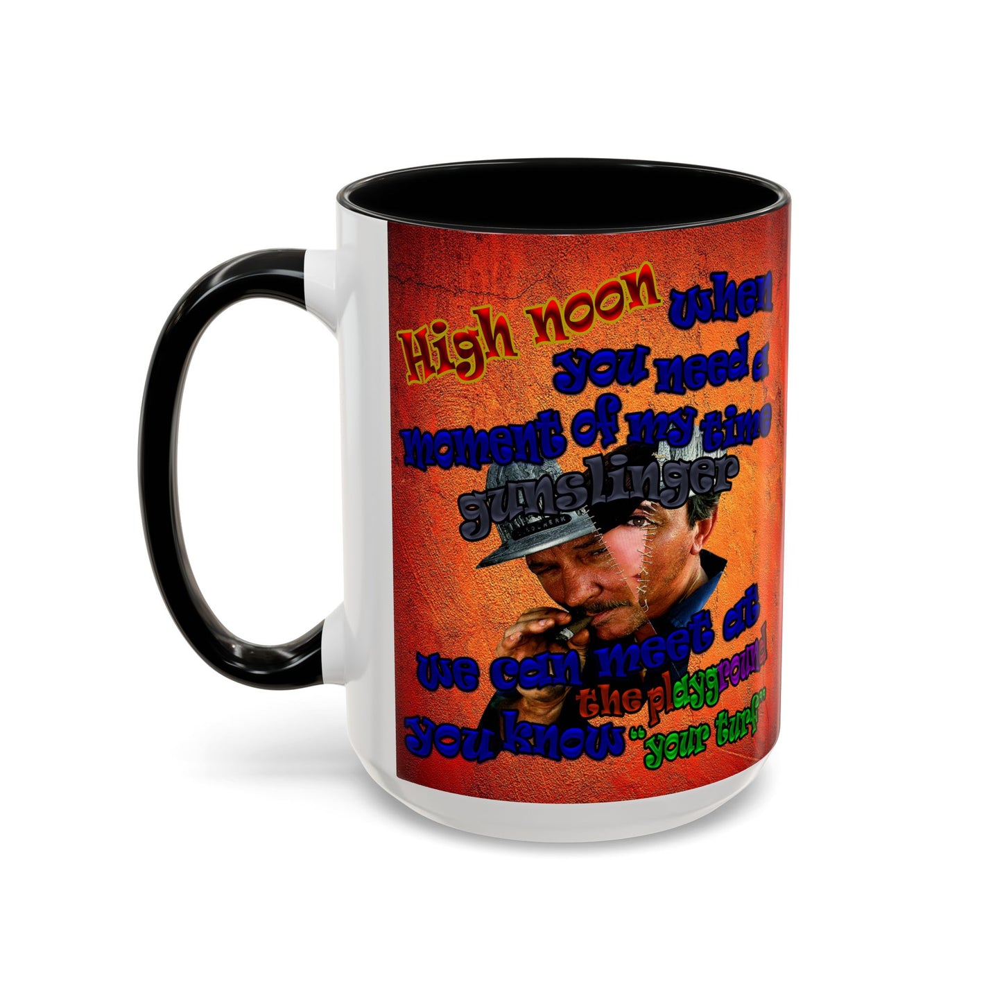 high noon - Accent Mug (burnt orange)
