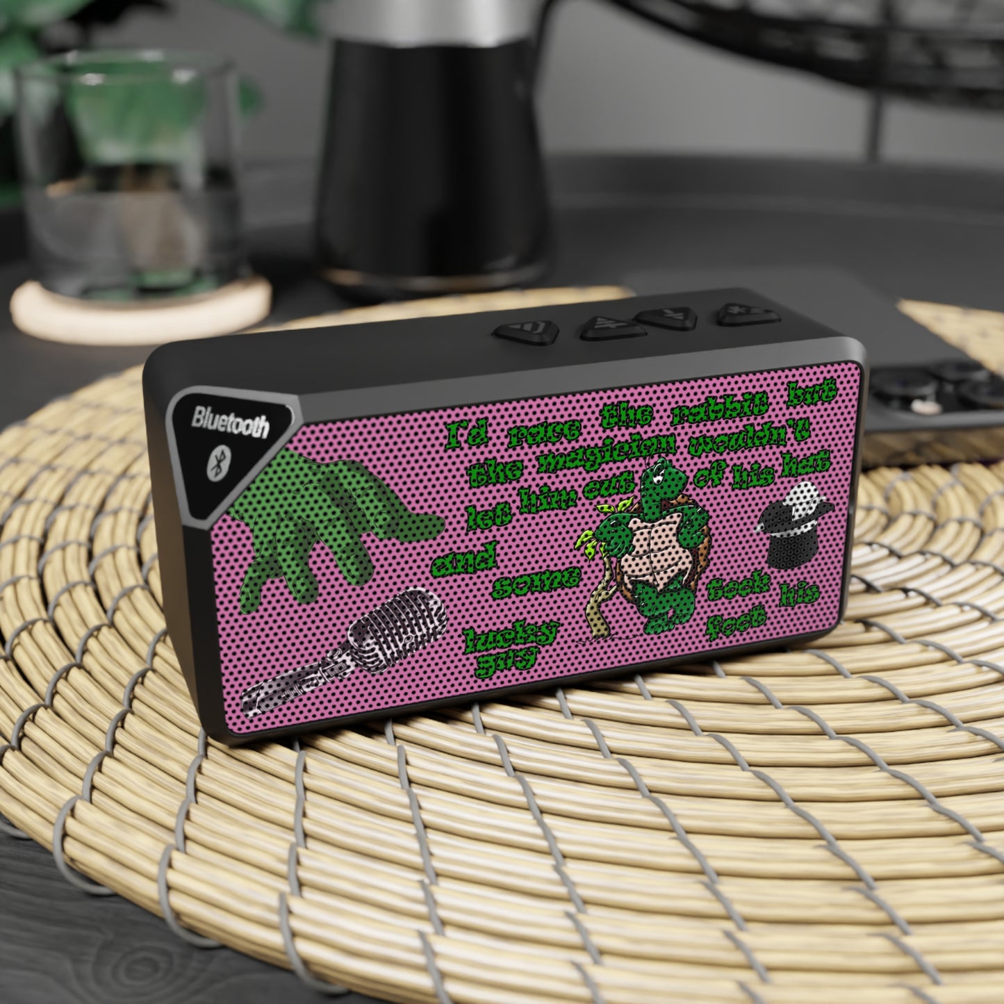 turtle race - Jabba Bluetooth Speaker (light pink)