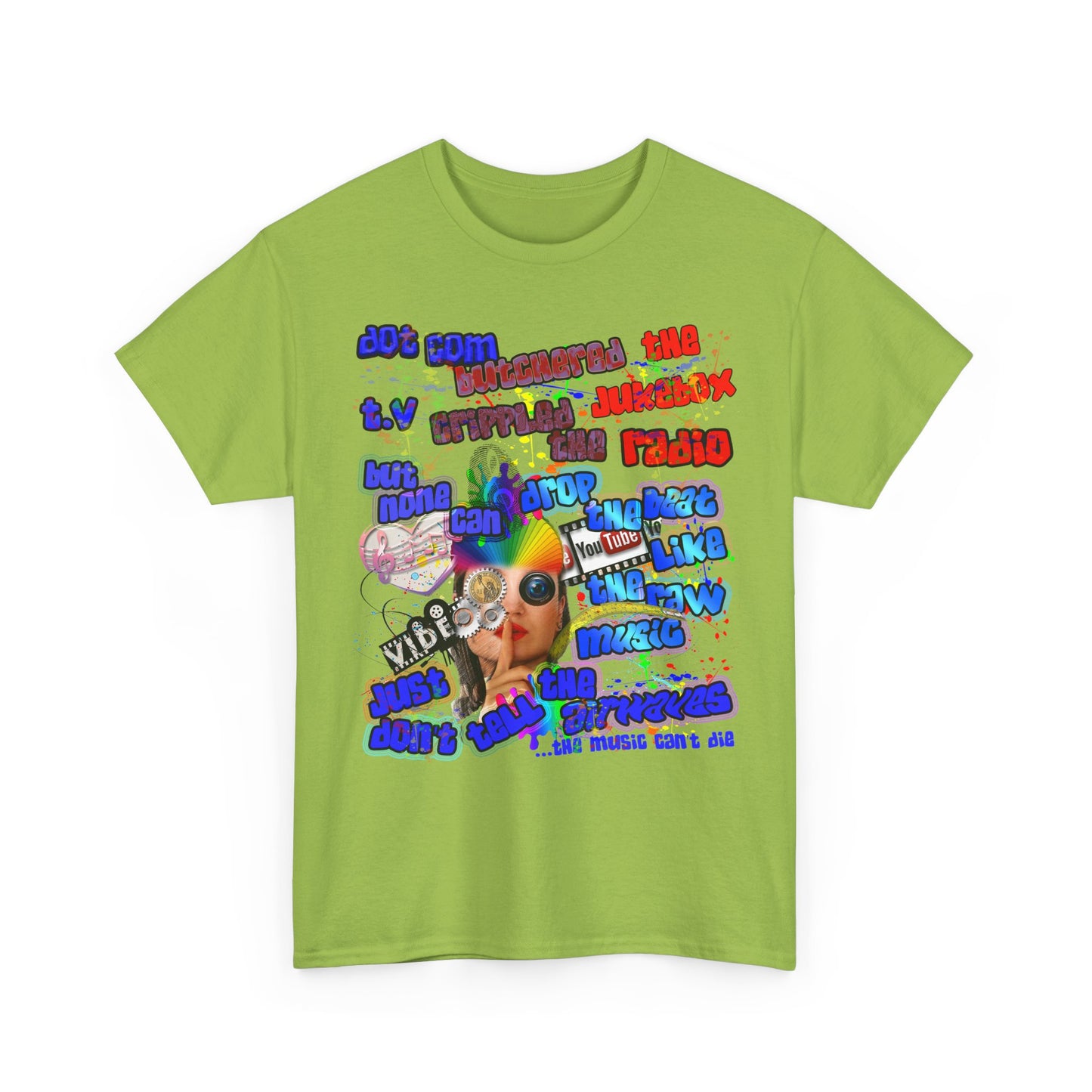 drop the beat - Unisex Heavy Cotton Tee