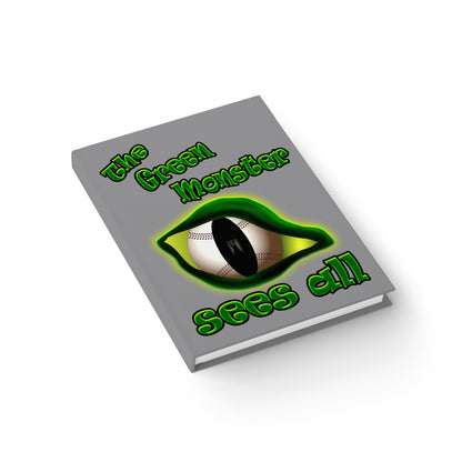 green monster - journal-lined (grey)