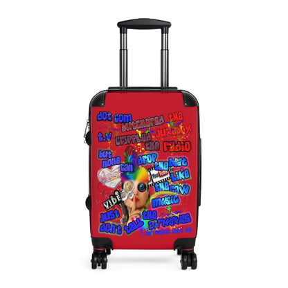 drop the beat - Suitcase (dark red)
