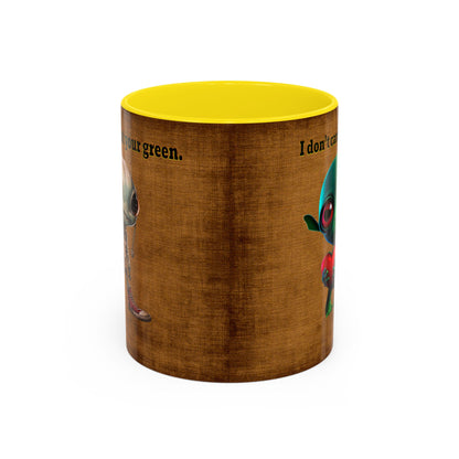 I don't care that your grey - Accent Mug (brown papyrus)