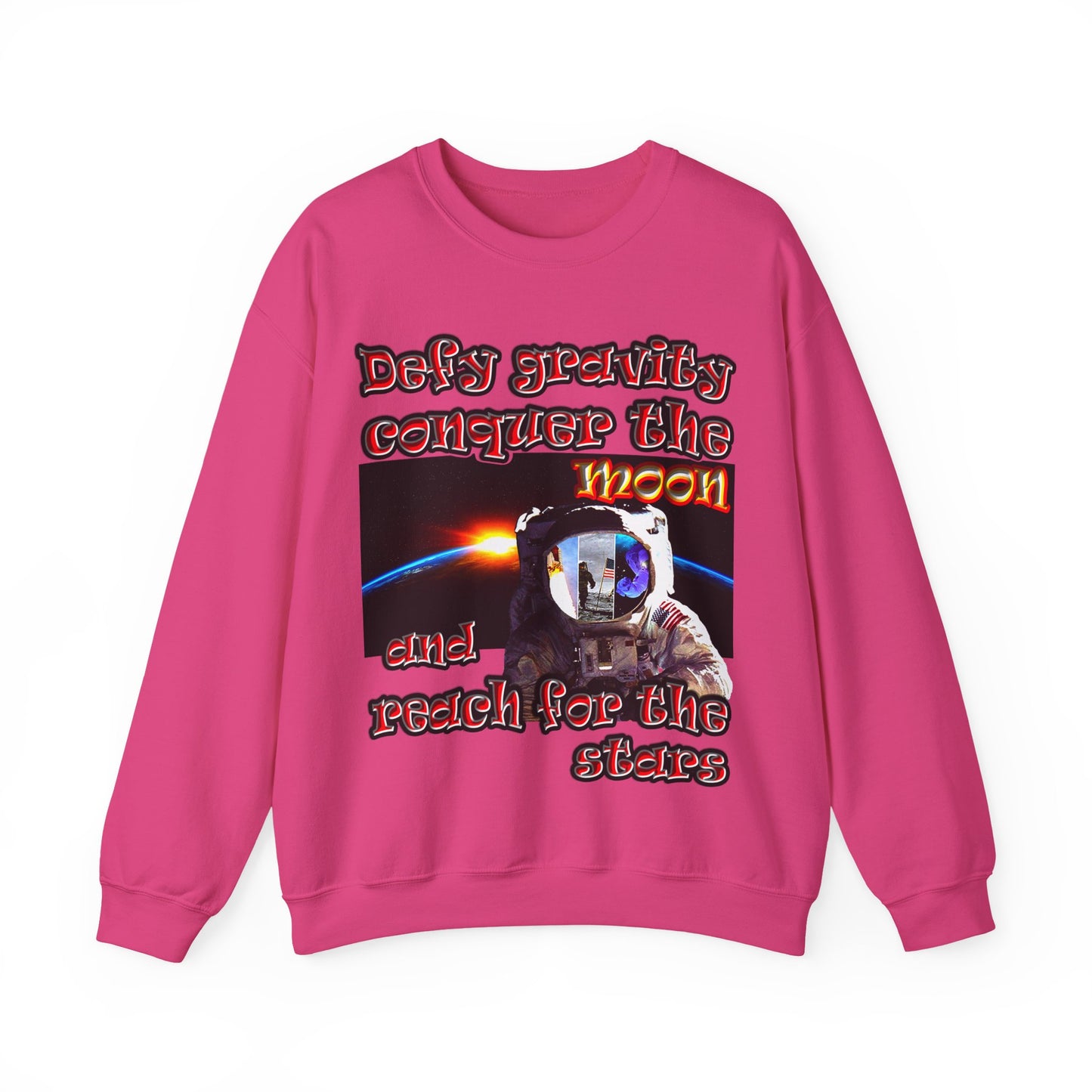 defy conquer reach - Unisex Heavy Blend™ Crewneck Sweatshirt