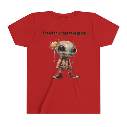I don't care that your grey - Youth Short Sleeve Tee