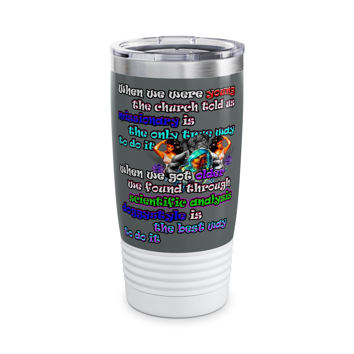 doggystyle - Ringneck Tumbler, 20oz (dark grey)