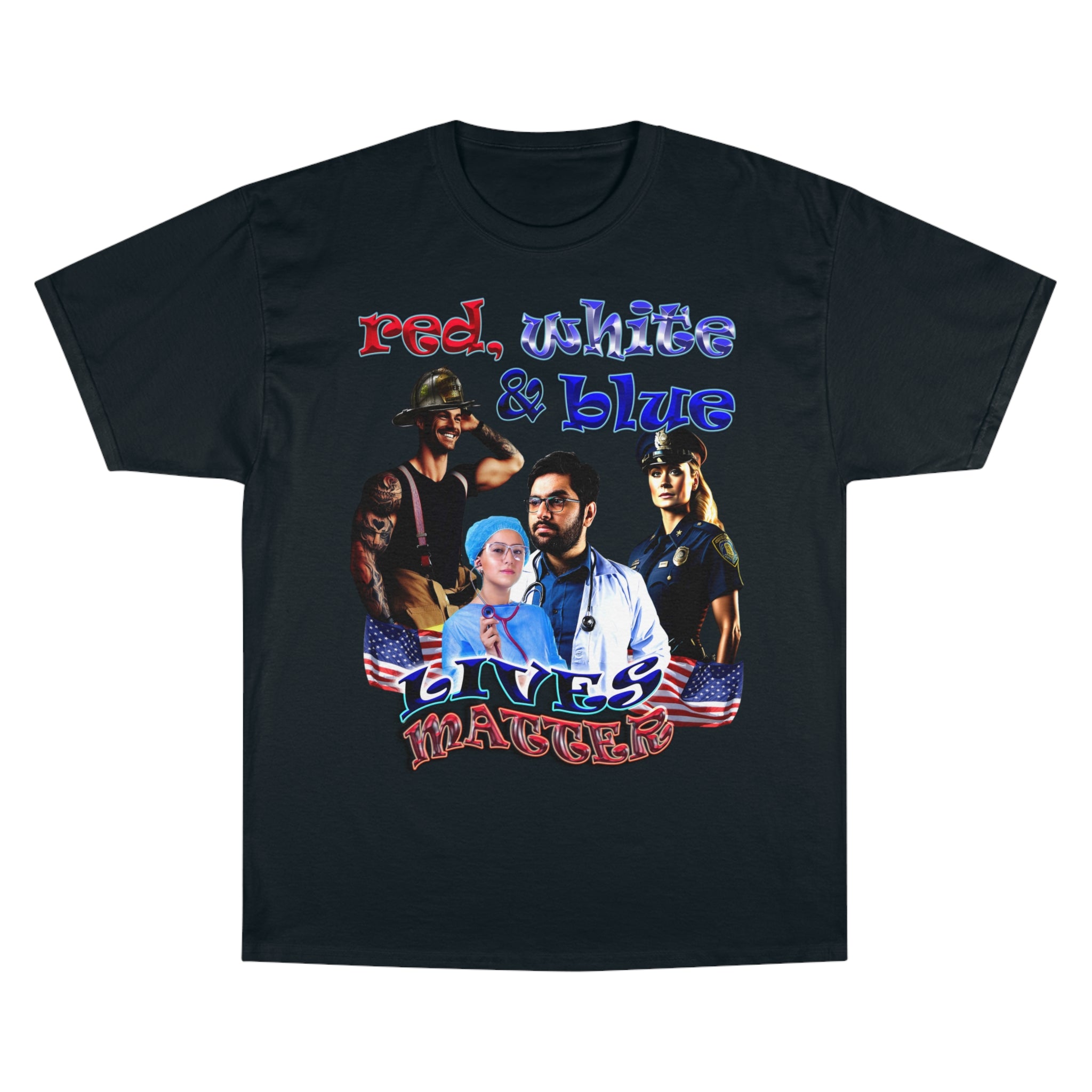 rw&b lives matter - Champion T-Shirt